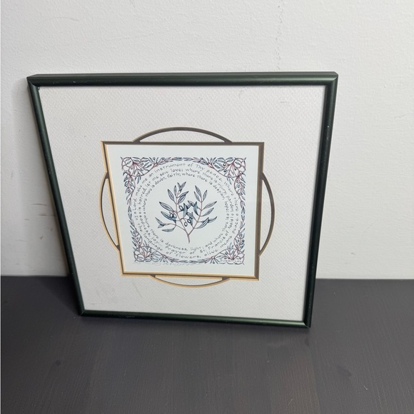 SUSAN LOY “Peace” Signed Numbered Calligraphy Art Signed/Numbered - Picture 2 of 5